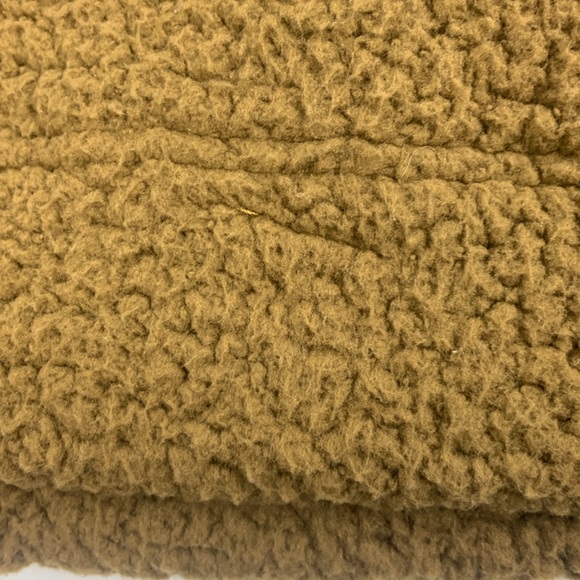 Aerie Sherpa Cozy Brown quarter Zip Pullover sweatshirt SZ Small Oversized NWOT - Picture 8 of 14